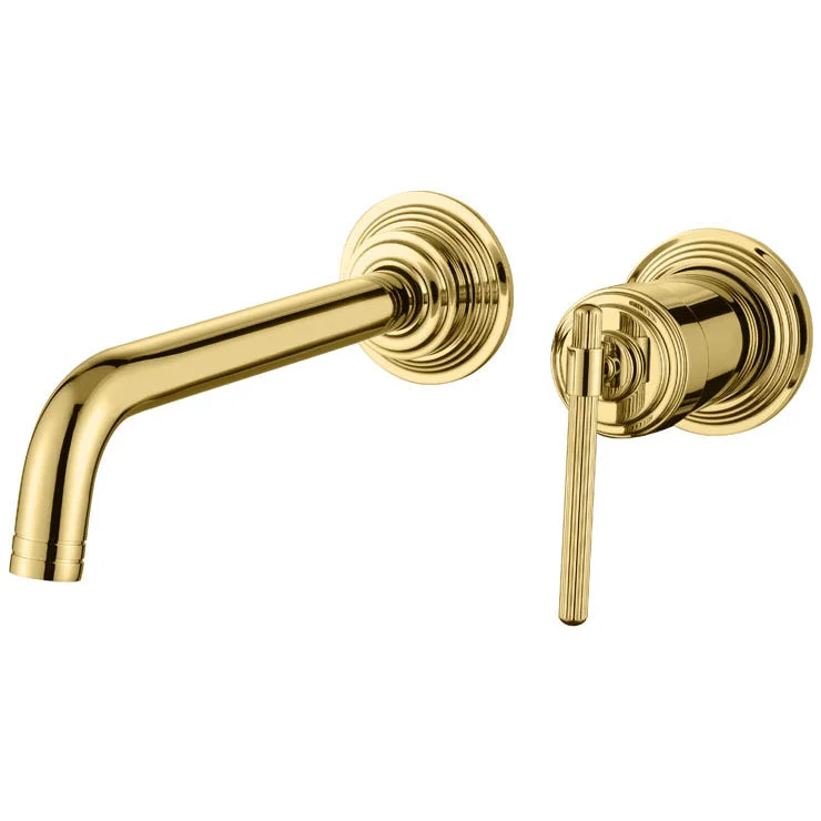 Смеситель для умывальника из стены Boheme Eterna Gold, 175-G