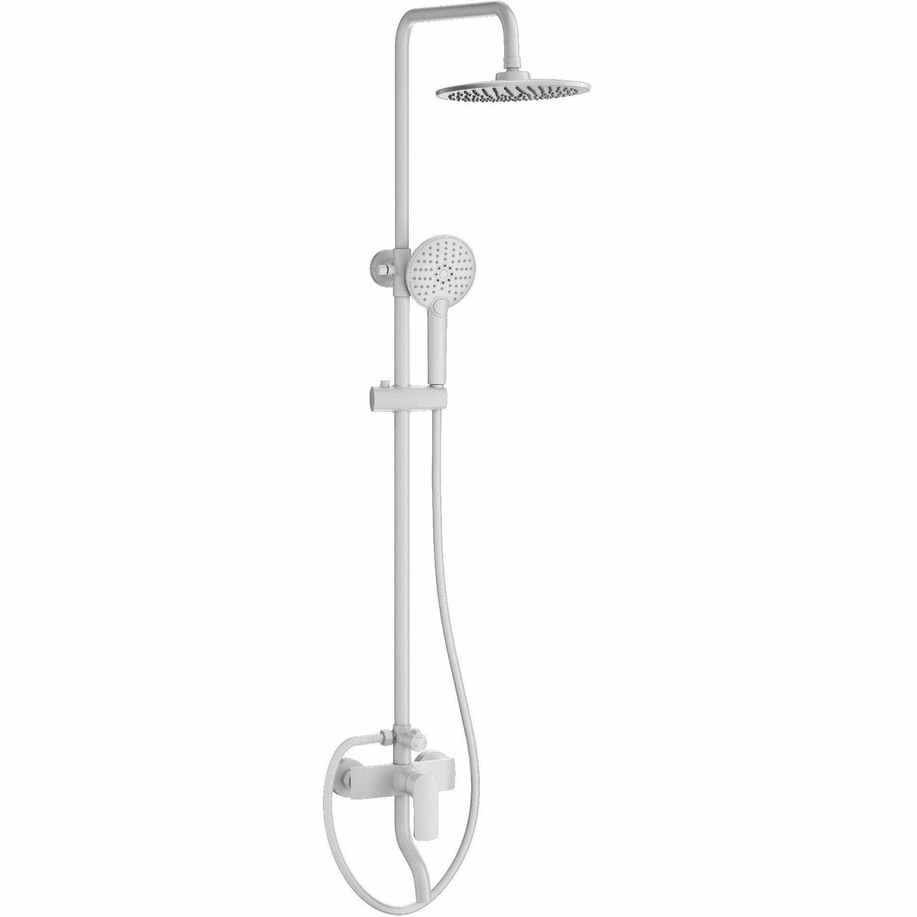 Душевая система Wonzon & Woghand белый матовый, WW-AE3354-MW