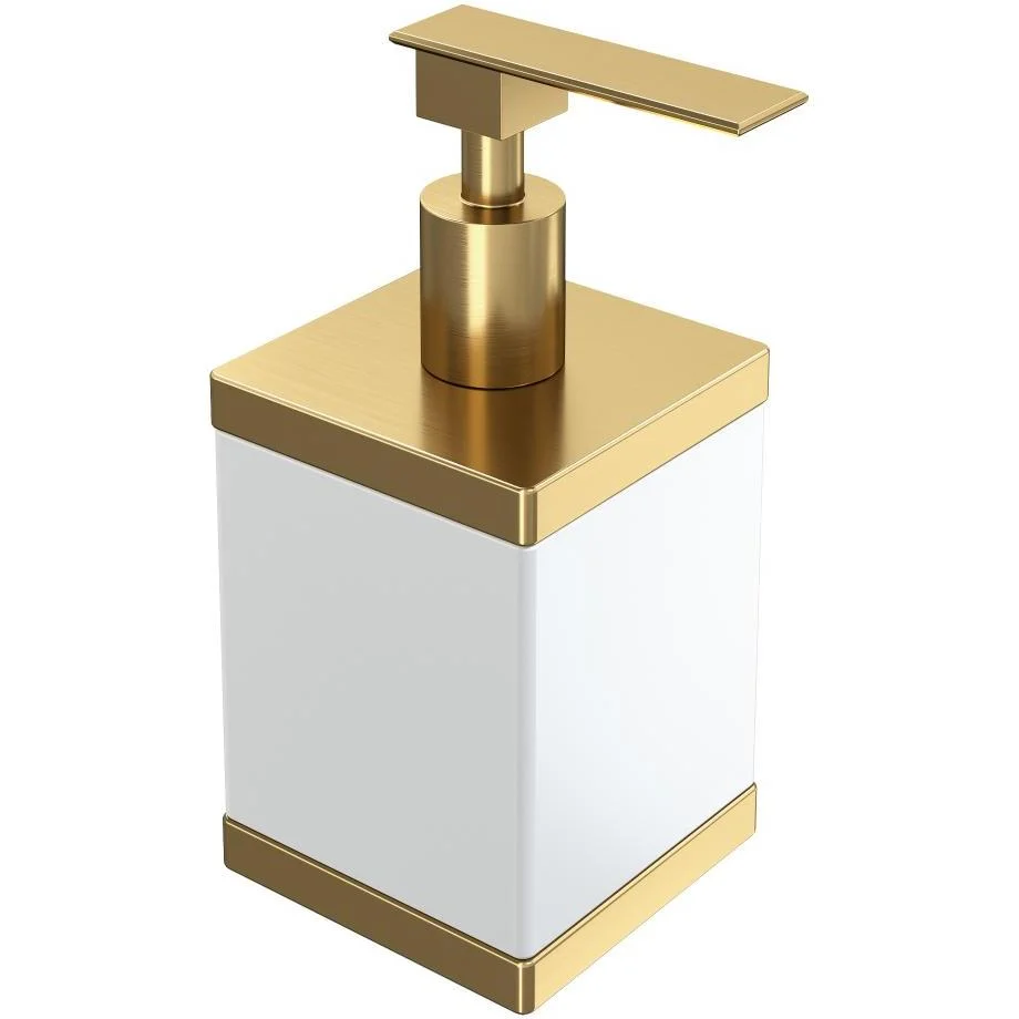 Диспенсер настольный Boheme Qubic Matt Gold, 10969-MG