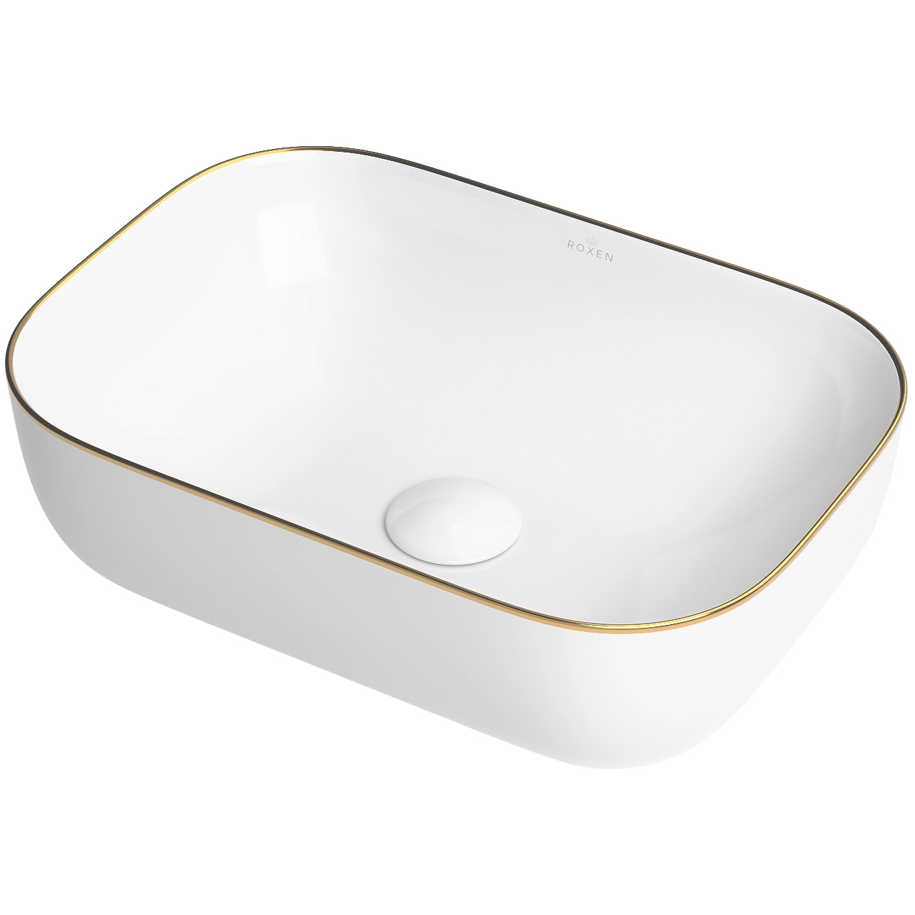 Умывальник накладной Roxen Antares Gold 47x33, 570160-G