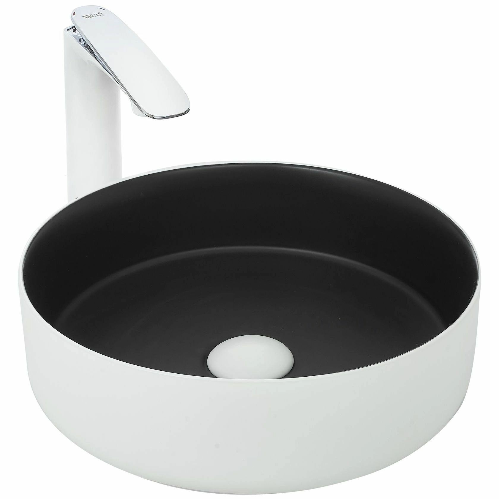 Раковина накладная WeltWasser 35.5x35.5, WW ELBACH M3134 WB