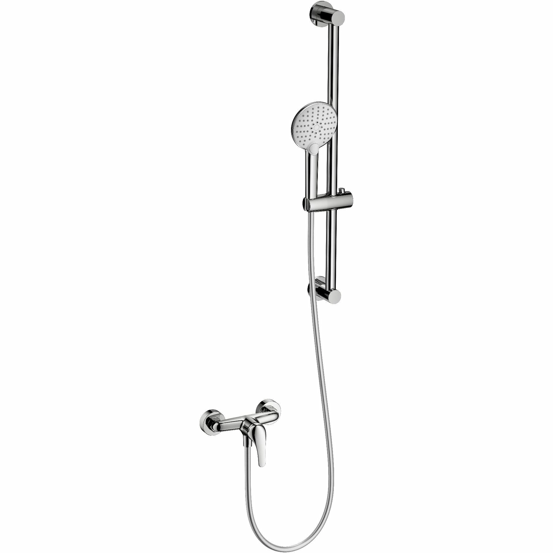 Смеситель для душа с гарнитуром Wonzon & Woghand хром, WW-4570-CR