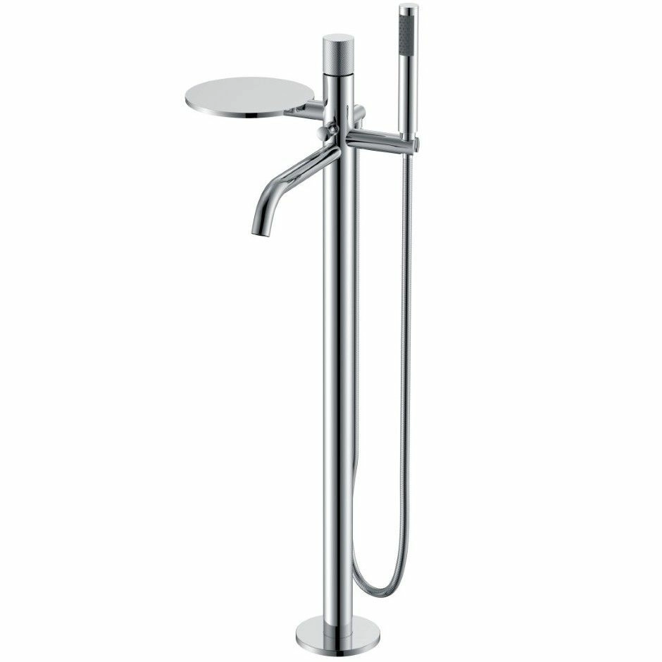 Напольный смеситель для ванны Boheme Stick Spirale Chrome, 129-CRCR.4