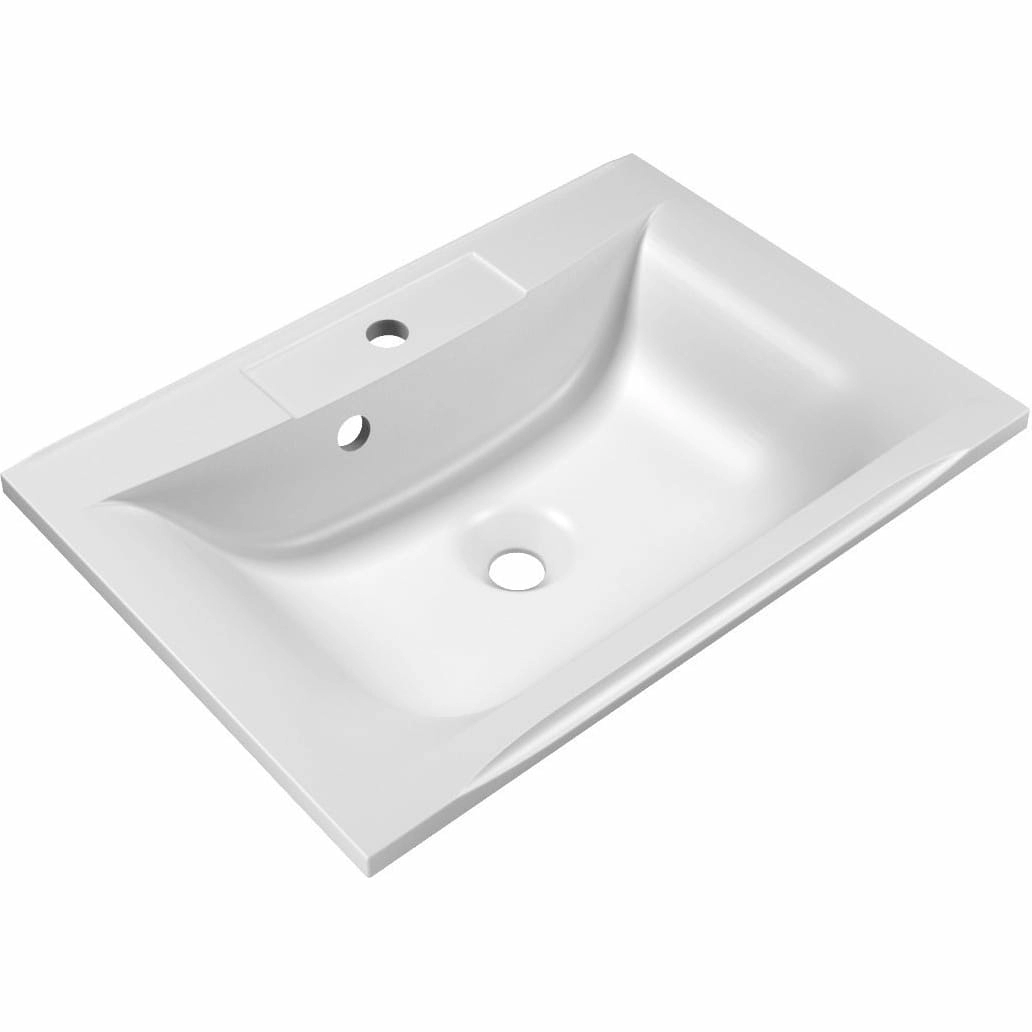 Раковина из литьевого мрамора BelBagno 65x45, BB650/450-LV-MR-PR