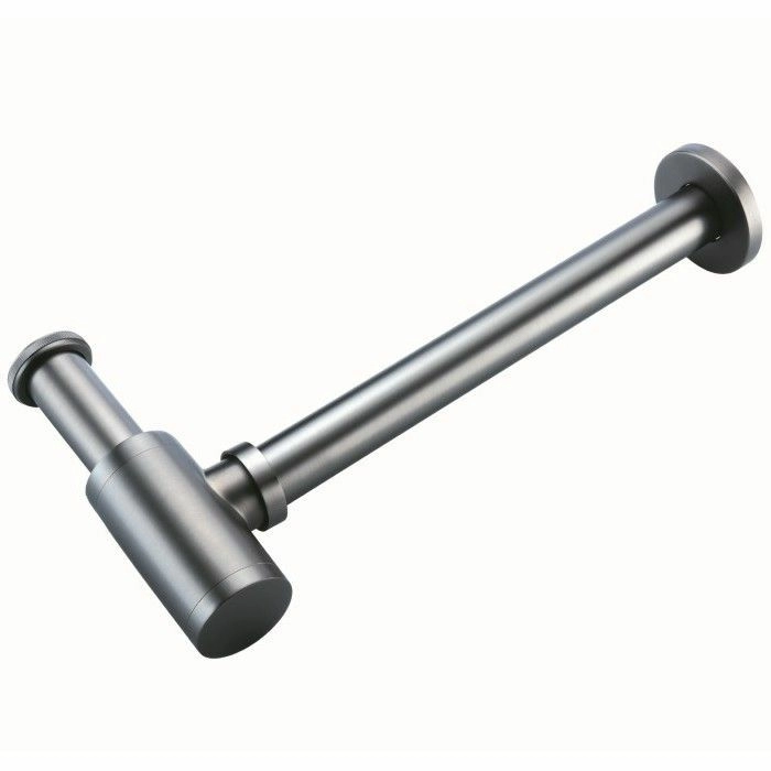 Сифон для раковины Boheme Shine Gun Metall, 609-SGM