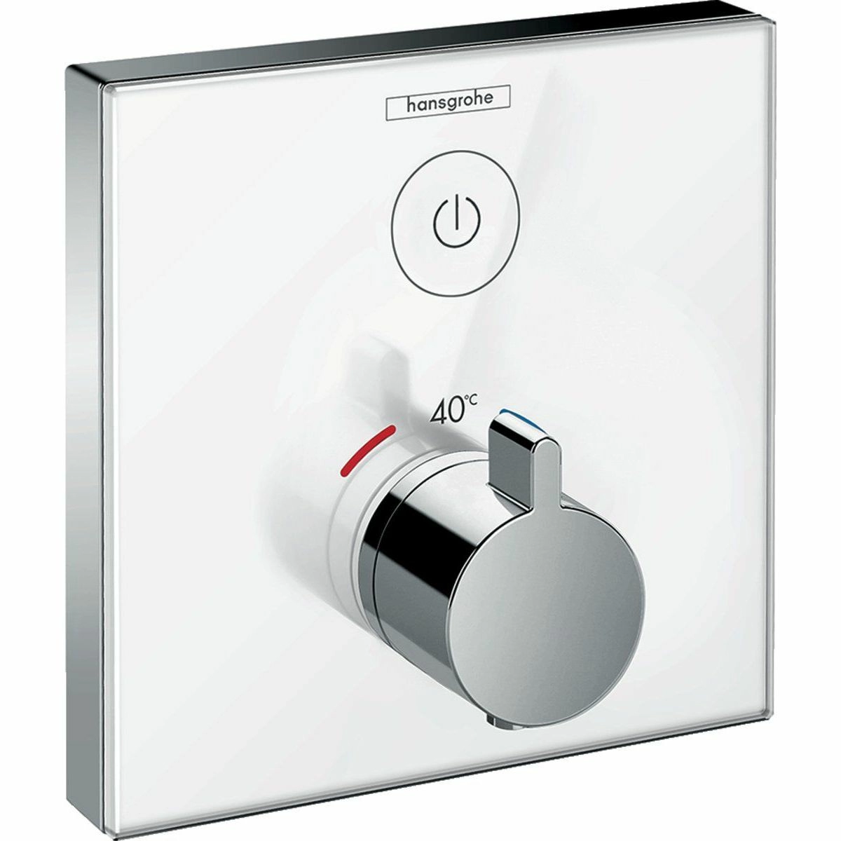 Термостат скрытого монтажа Hansgrohe ShowerSelect для 1 потребителя стеклянный, 15737400
