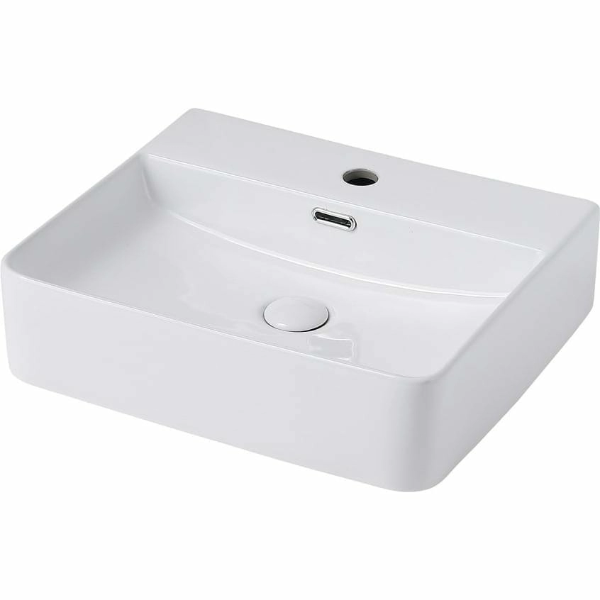 Раковина накладная Abber Rechteck 50x42 AC2203 белая