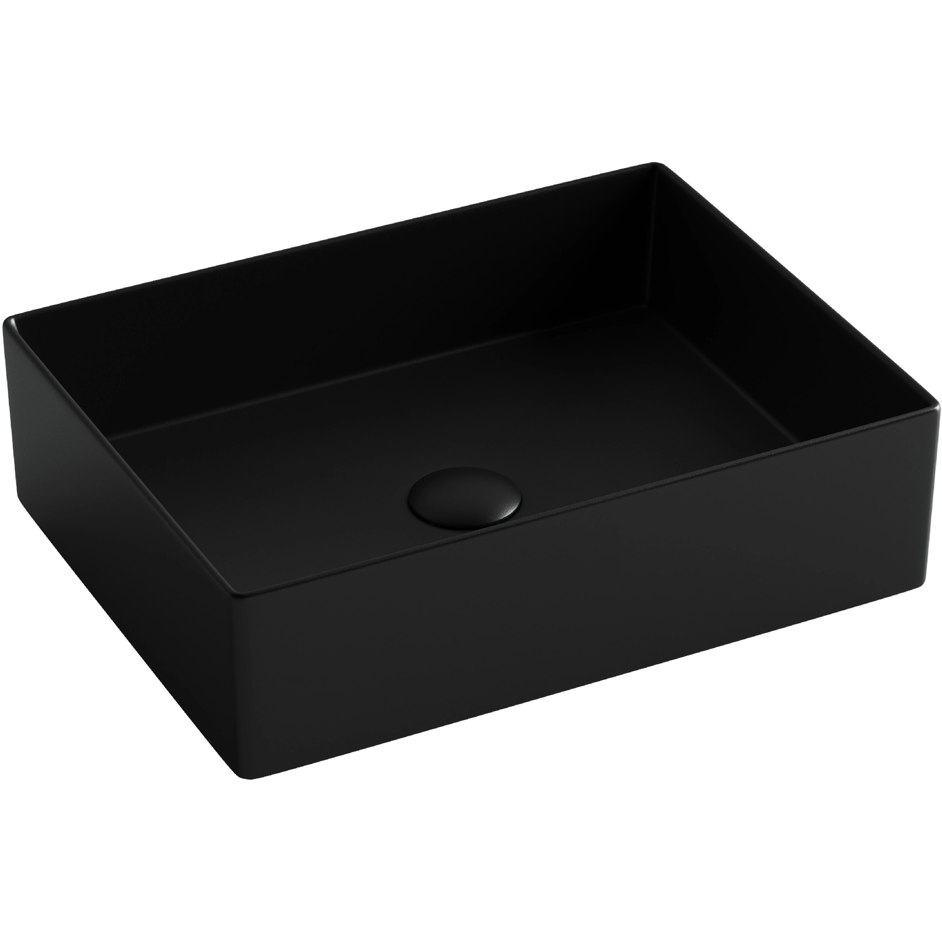 Умывальник чаша накладная прямоугольная CeramicaNova Element 47.1x36.1, CN6069MB