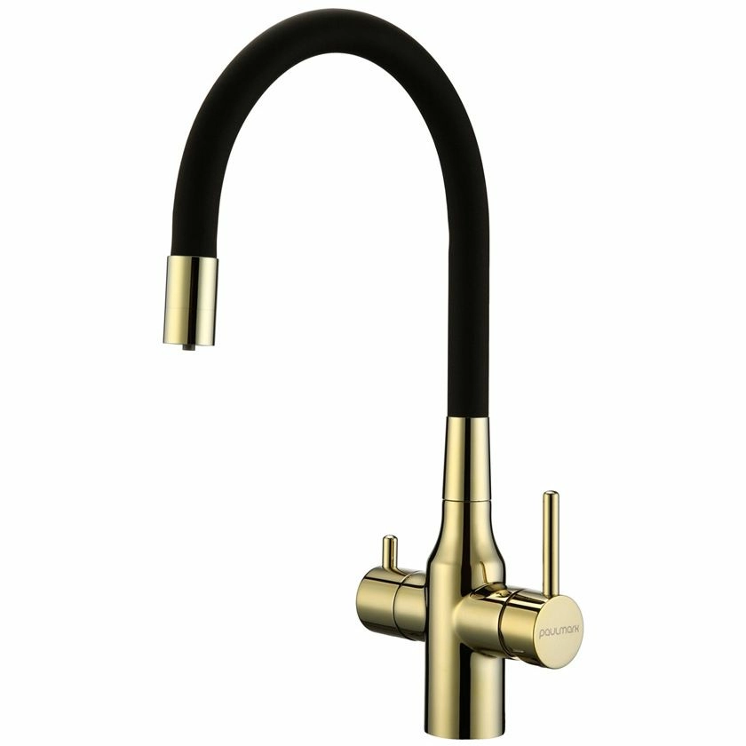 Смеситель для кухни Paulmark Salix золото, Sa213419-G