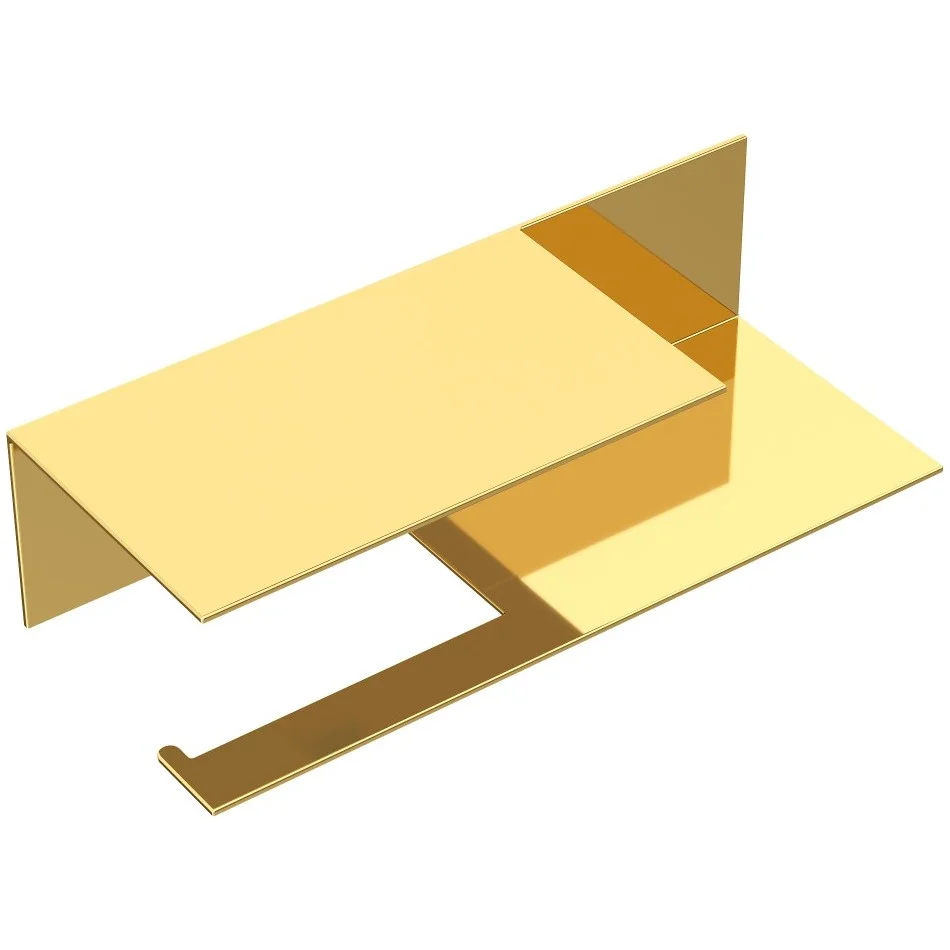 Держатель туалетной бумаги Boheme Qubic Gold, 10721-2-G