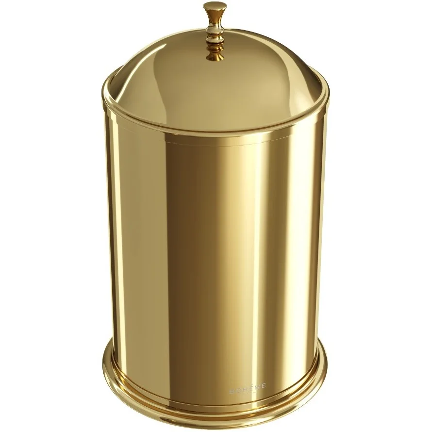 Ведро для мусора Boheme Gold, 10915-G
