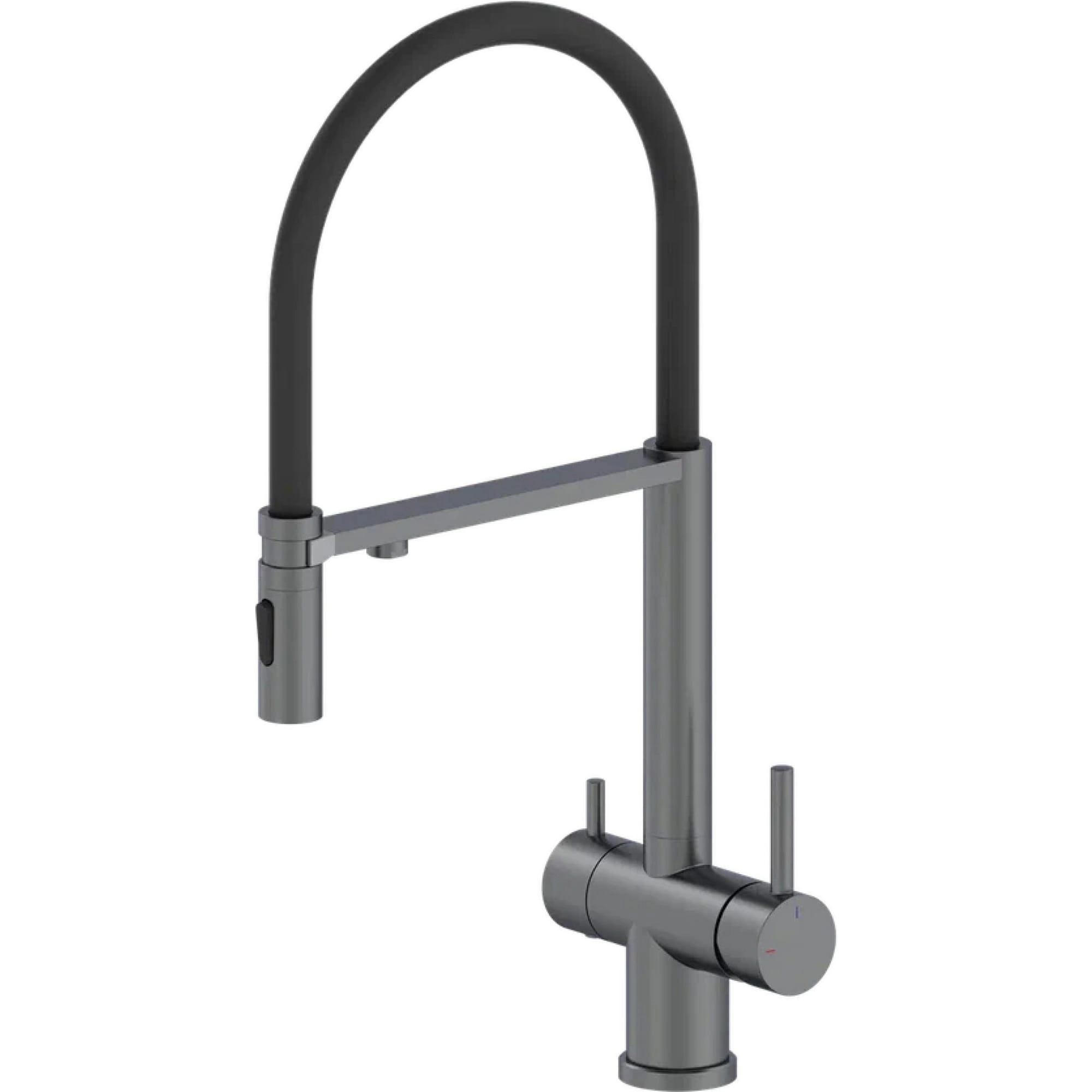 Смеситель для кухни с гибким изливом Altrobagno Флуссо (Flusso), ALTROBAGNOFlusso050203GM