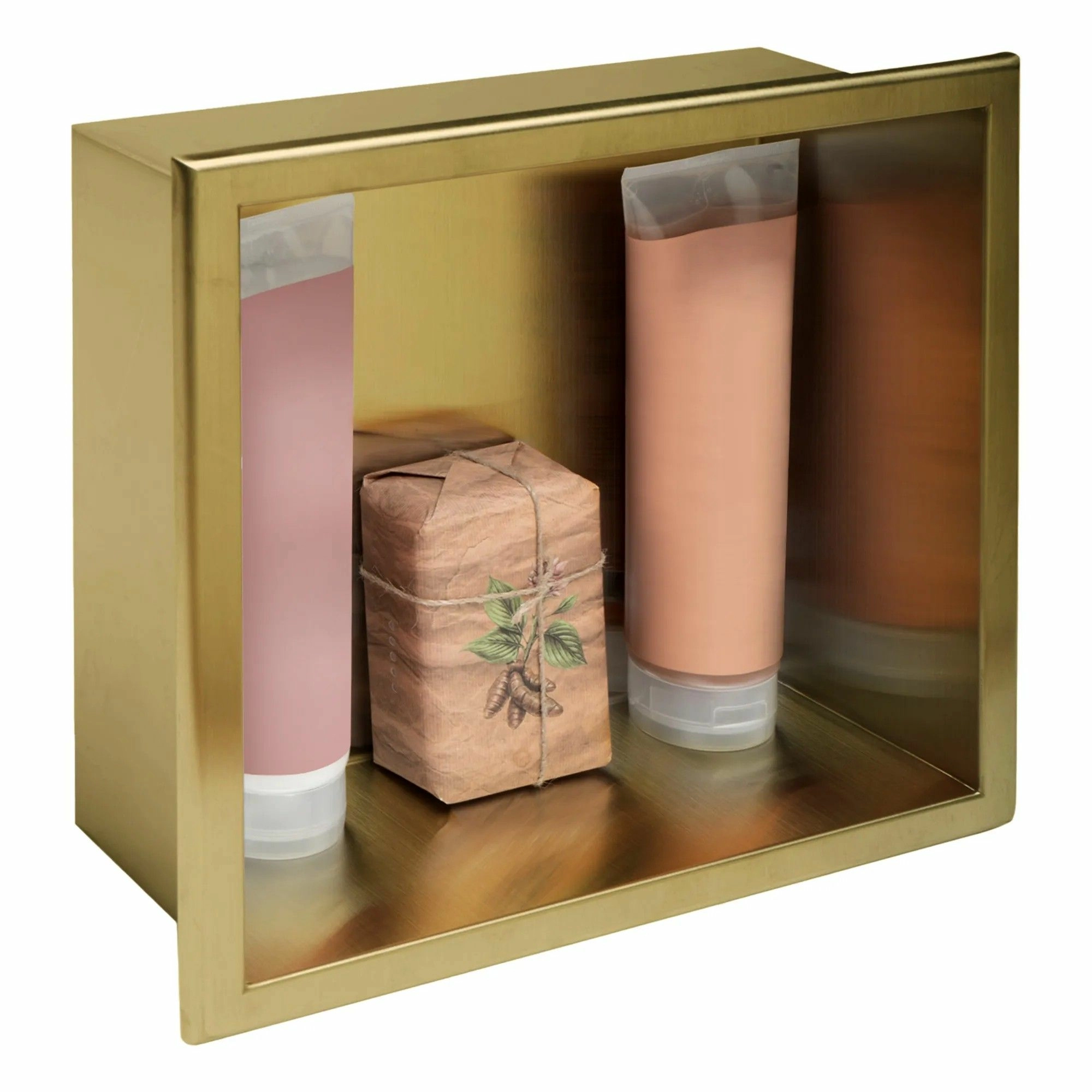 Полка скрытого монтажа Rea Gold Matt 30x30x10, REA-05606