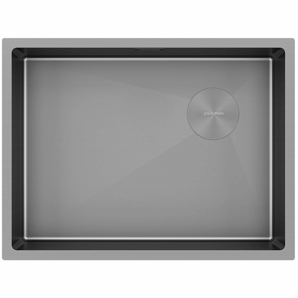 Мойка Paulmark Next Skew 58 матовый серый, PM885844-MG