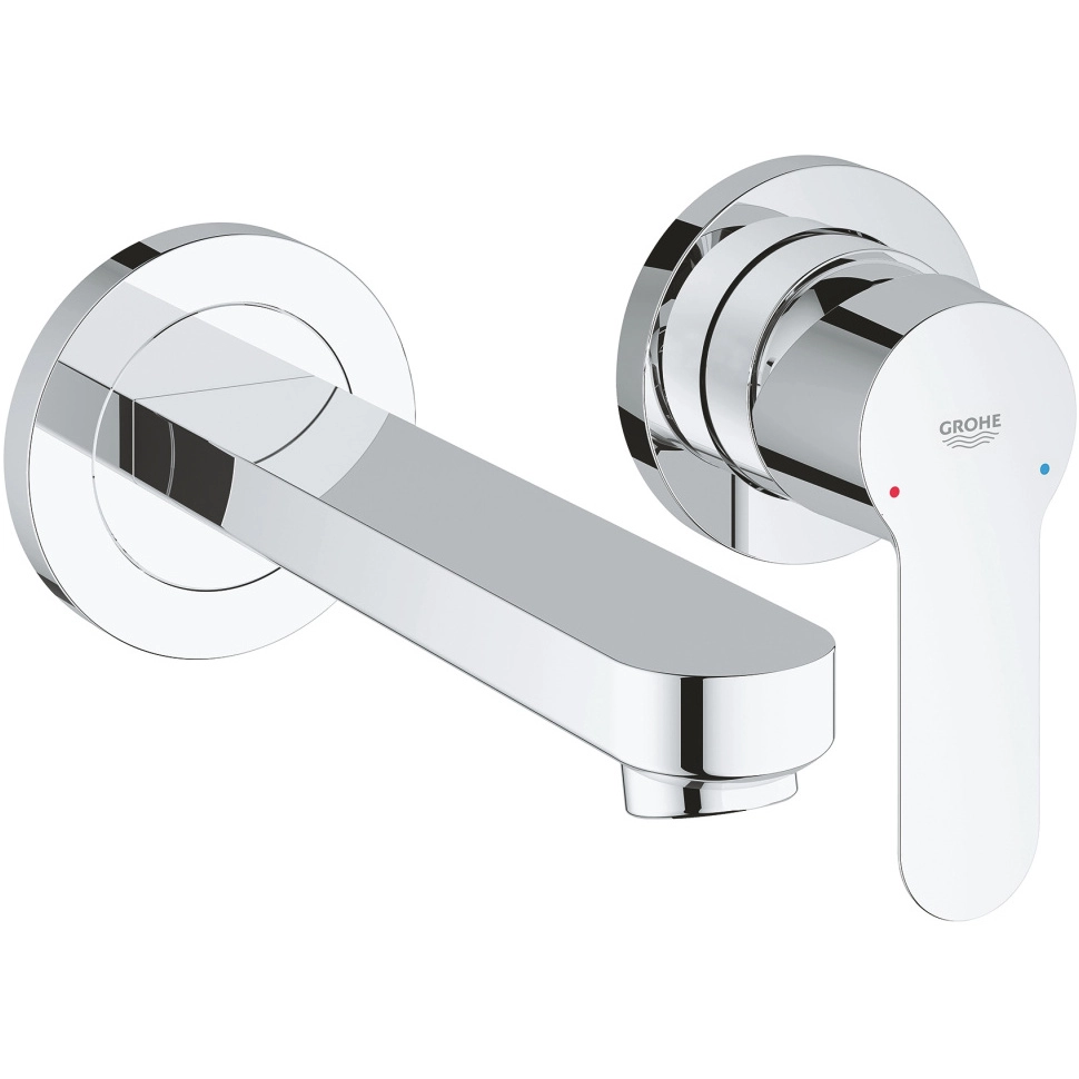 Смеситель для раковины на 2 отверстия Grohe BauEdge, 20474000