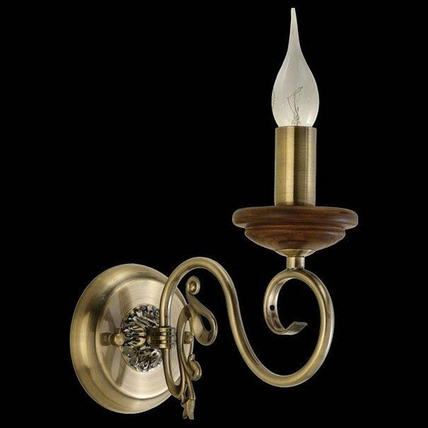 Бра Natali Kovaltseva Wood LUXURY WOOD 11357/1W ANTIQUE,WALNUT
