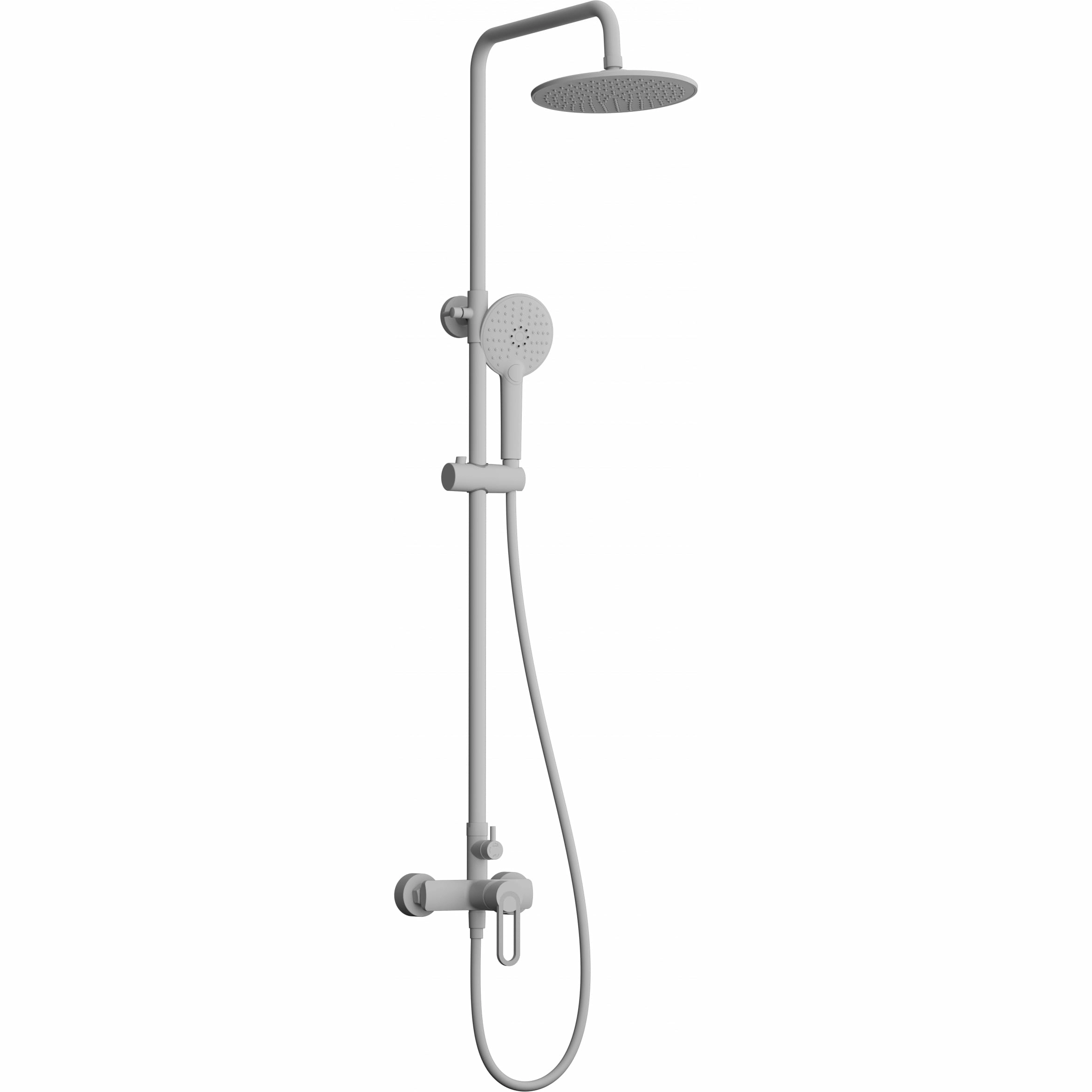 Душевая система Wonzon & Woghand белый матовый, WW-B2166-A-MW
