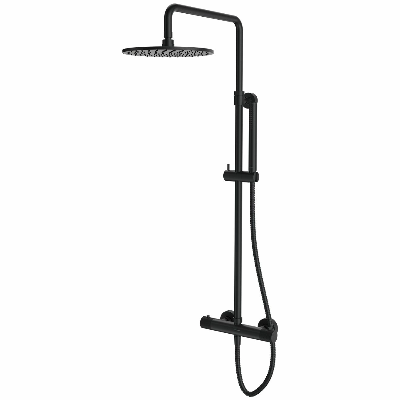 Термостатическая душевая система наружного монтажа Omnires Contour, CT8044AT