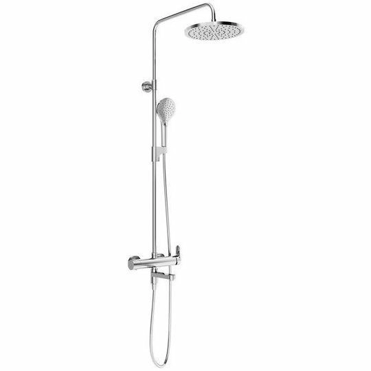 Душевая стойка двойная регулируемая для ванн с поворотным изливом Ravak DS 092.00, X07P642
