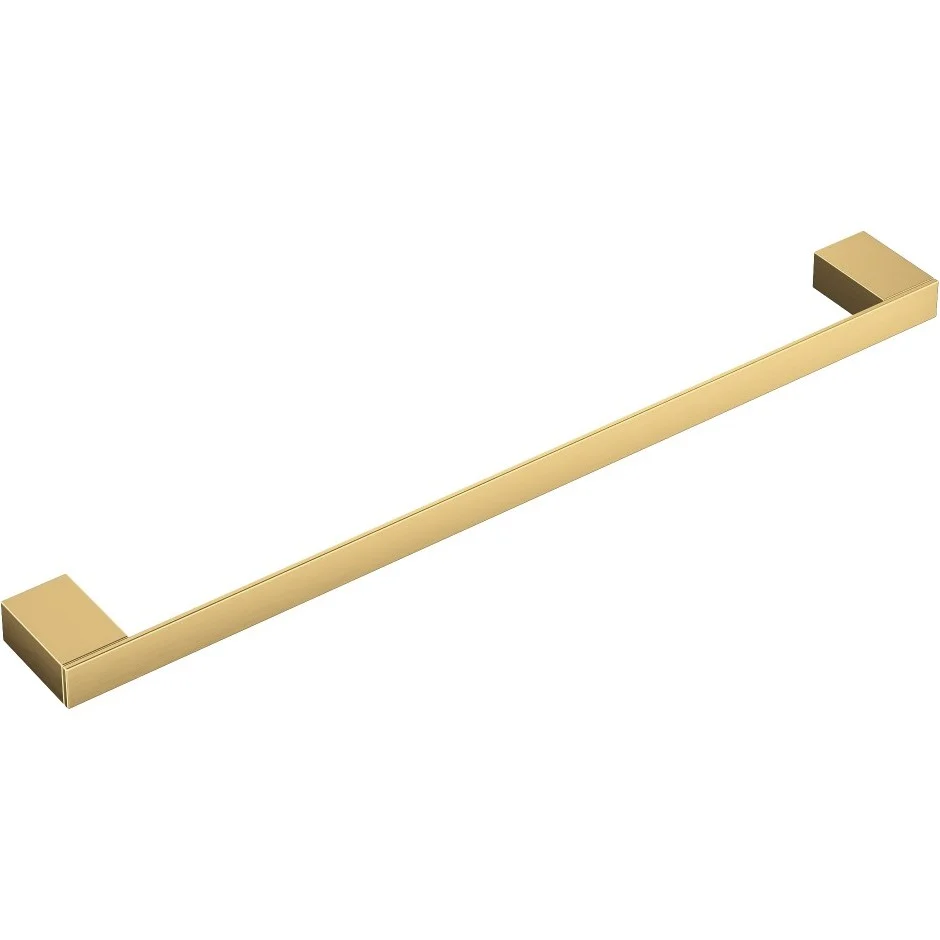 Полотенцедержатель длинный Boheme Qubic Matt Gold, 10722-MG