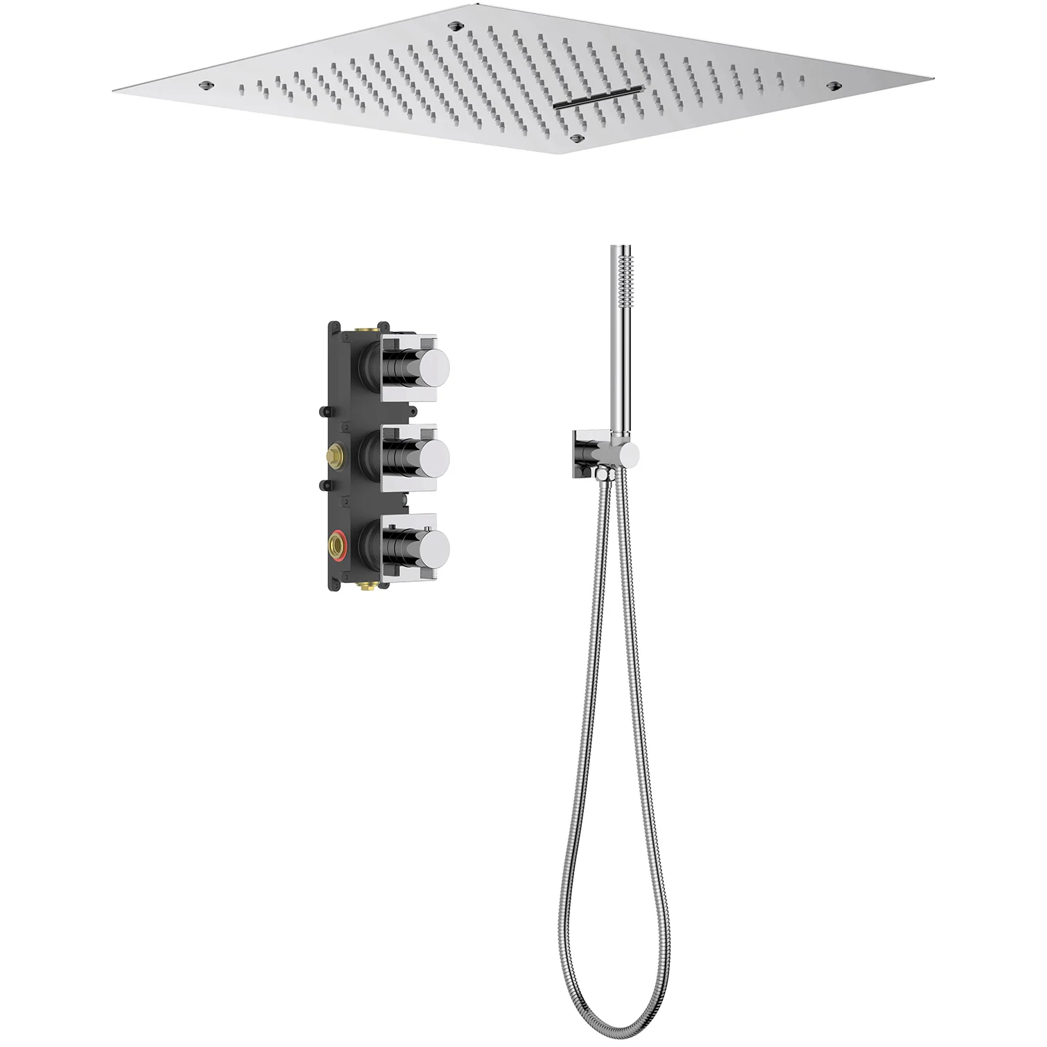 Душевая система встроенная с термостатом Timo Caisa Chrome, SX-9029/00SM