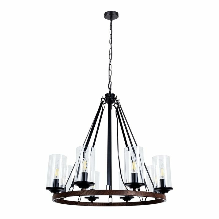 Подвесная люстра Arte Lamp Dalim, A7014SP-8BK