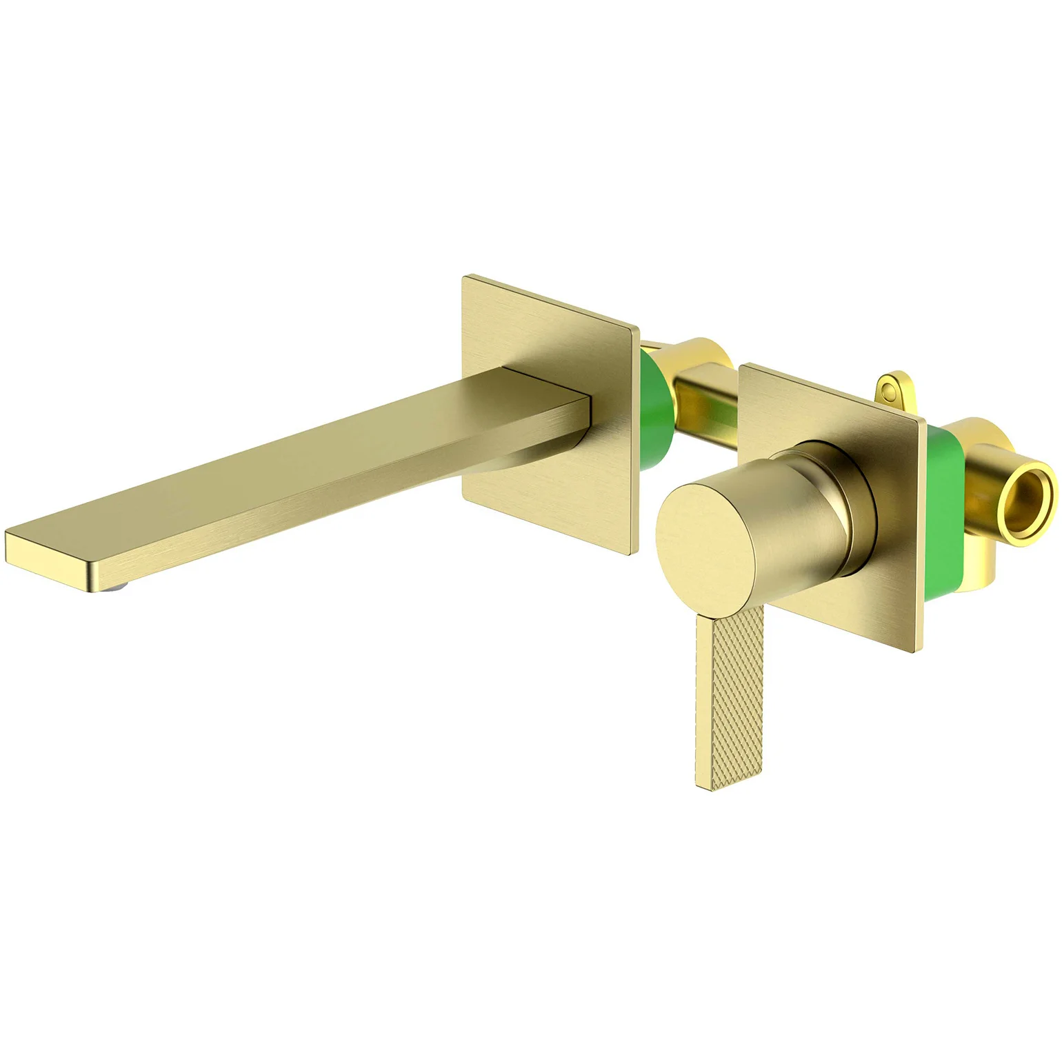 Смеситель для раковины встроенный Timo Caisa Brushed Gold, 9072/17SM