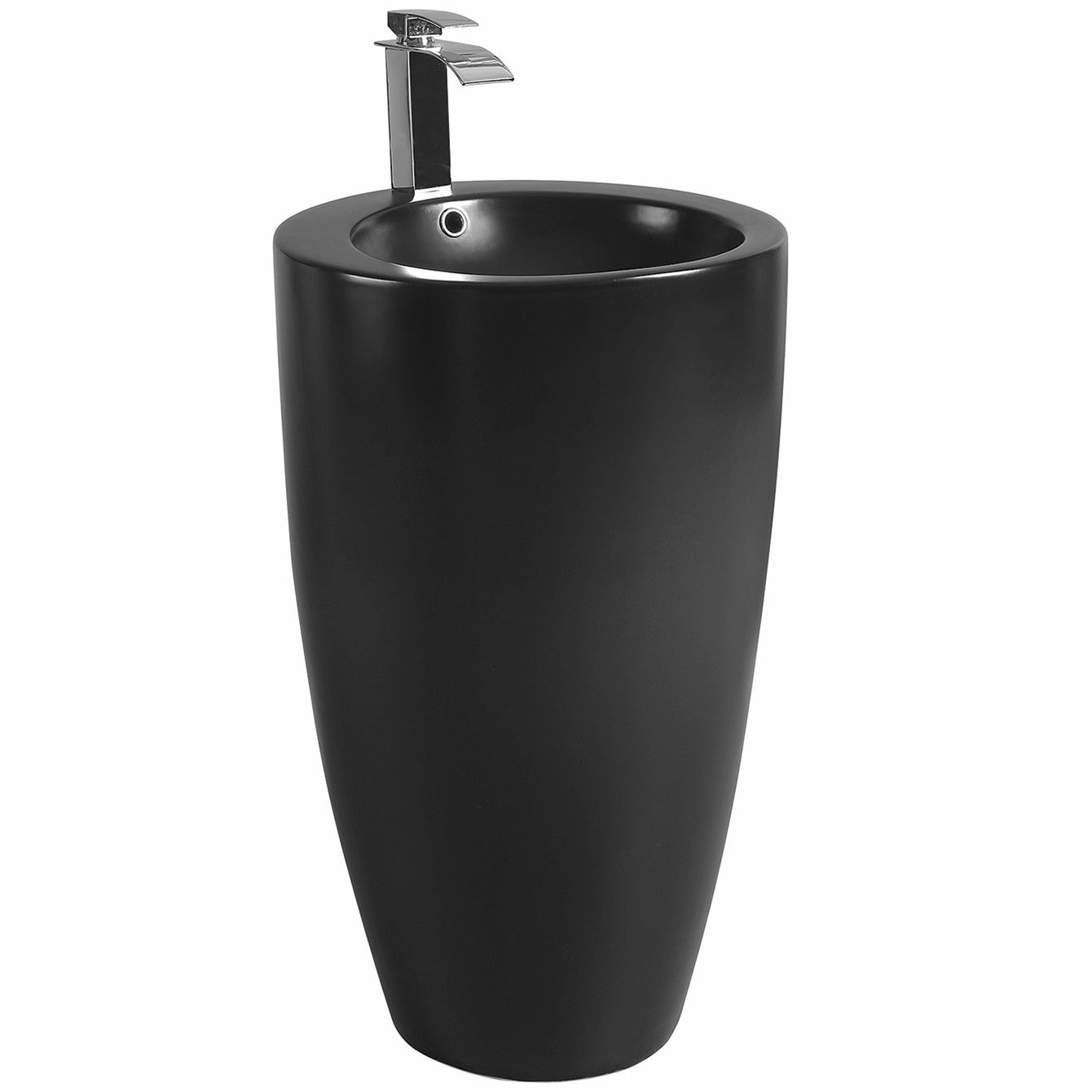 Раковина напольная WeltWasser 49x49, WW LEERBACH 4949 MT-BL