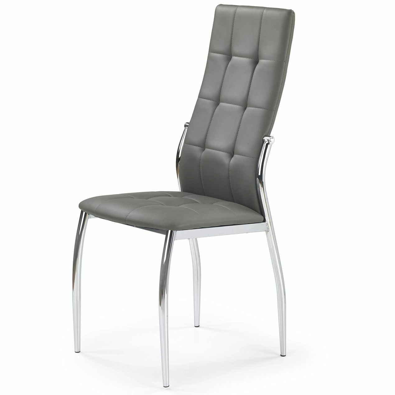 Стул Halmar K209 серый/хром, V-CH-K/209-KR-POPIEL