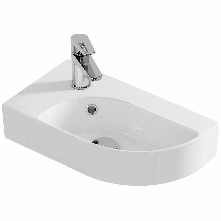 Раковина асимметричная Cersanit Cameo 45x25