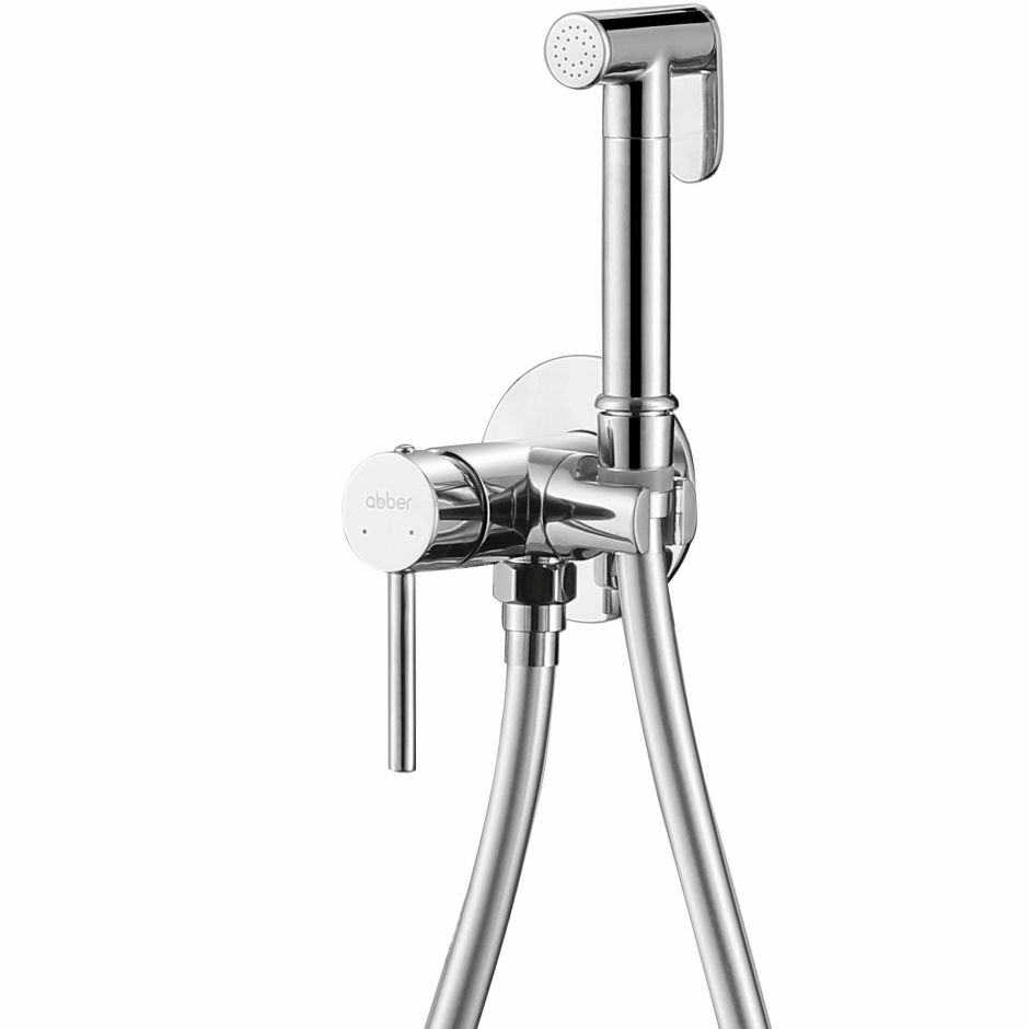 Смеситель с гигиеническим душем Abber Wasser Kreis хром, AF8125