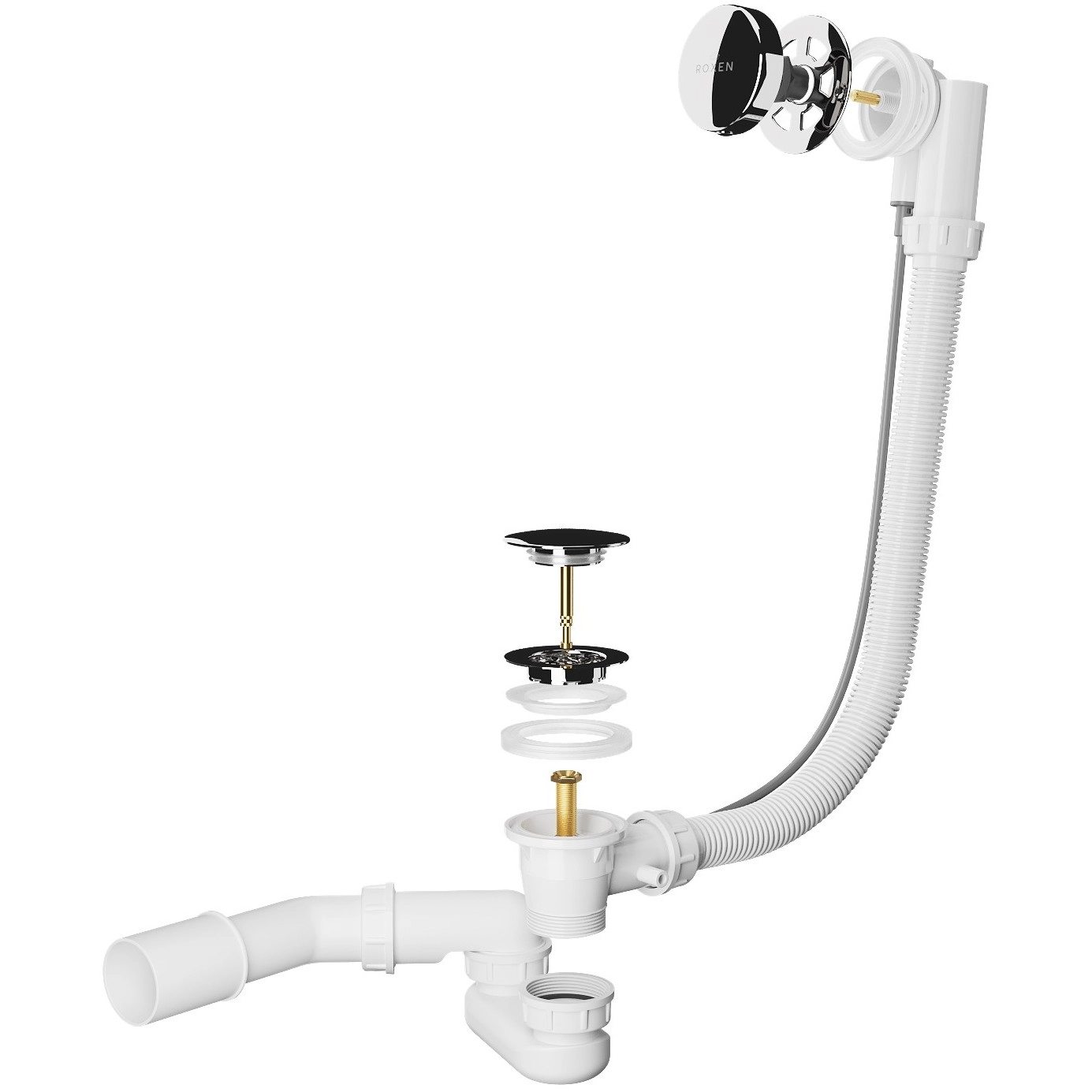 Сифон с верхней очисткой Roxen, R70C-CH