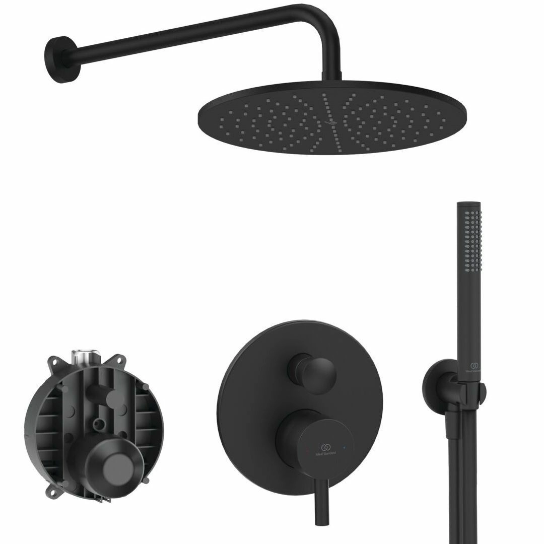 Система скрытого монтажа Ideal Standard Ceraline Black (6 in 1), SetA6939XG-2