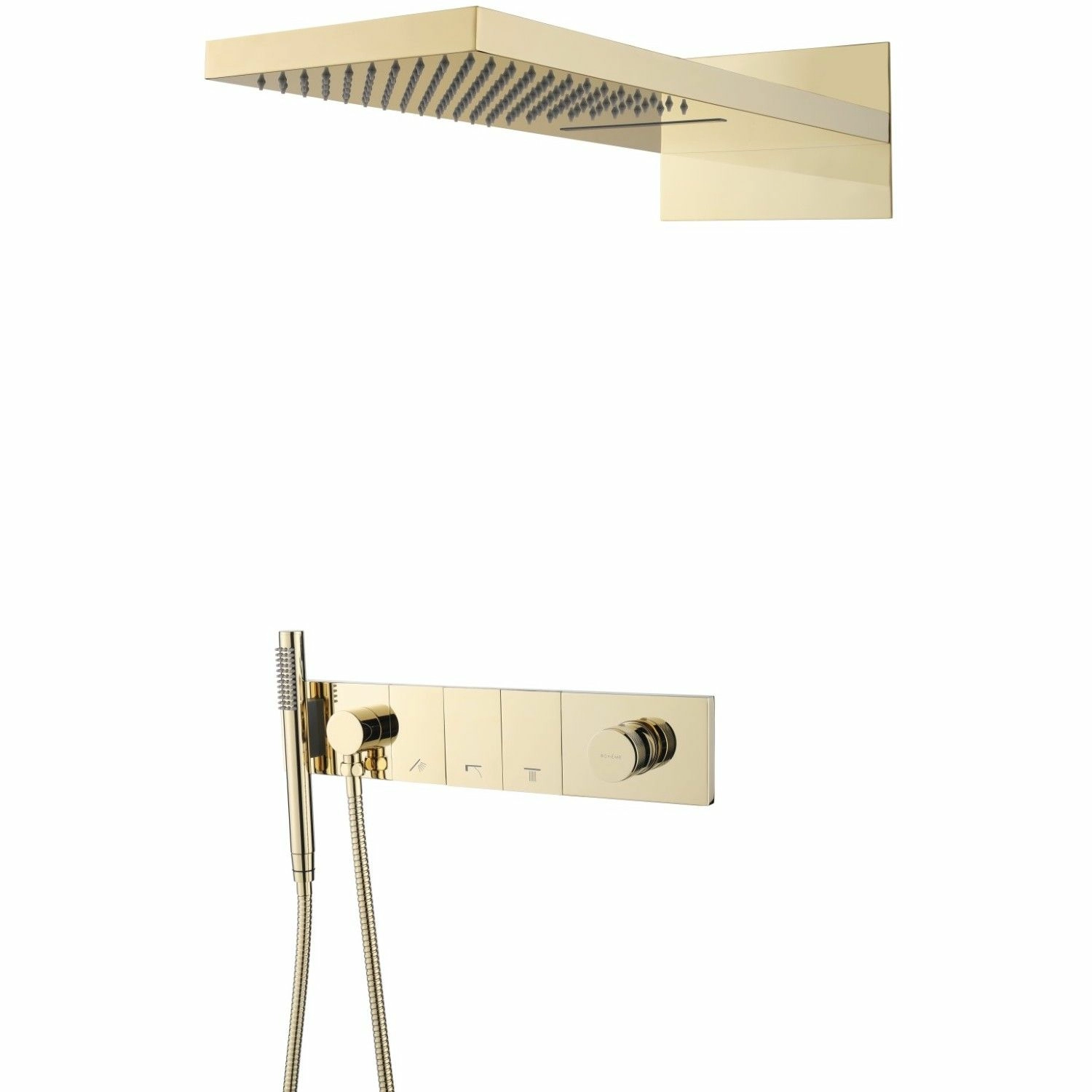 Встроенная душевая система Boheme Zodiac Gold, 132-G