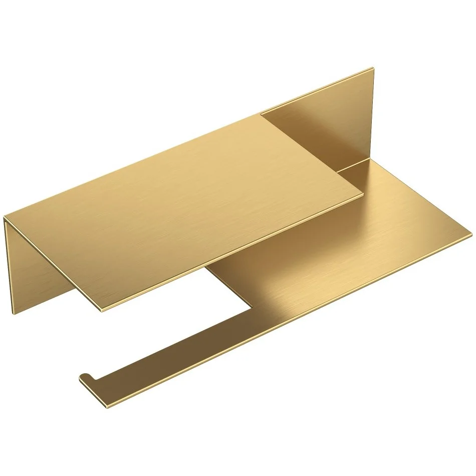 Держатель туалетной бумаги Boheme Qubic Matt Gold, 10721-2-MG
