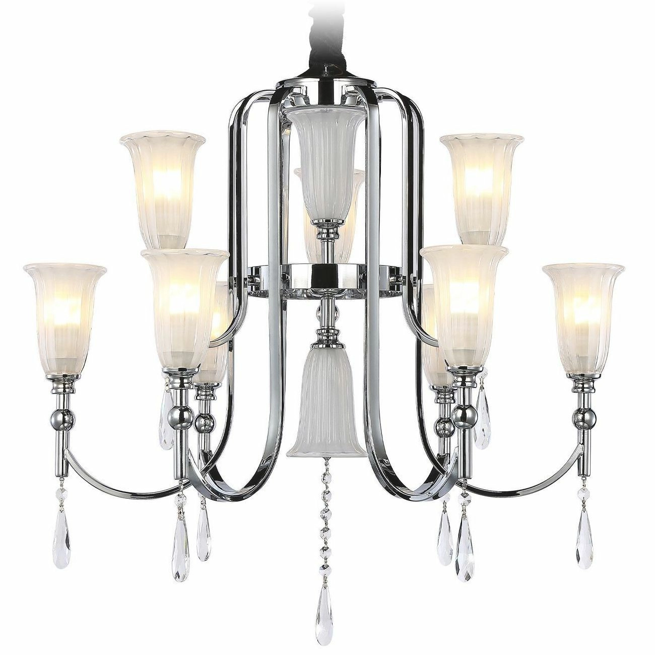 Подвесная люстра с хрусталем Ambrella Traditional, TR3249