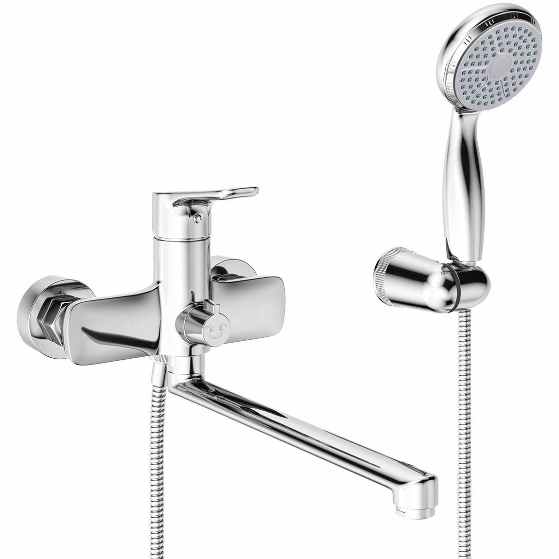 Смеситель для ванны с плоским изливом Lemark Selena, LM0851C