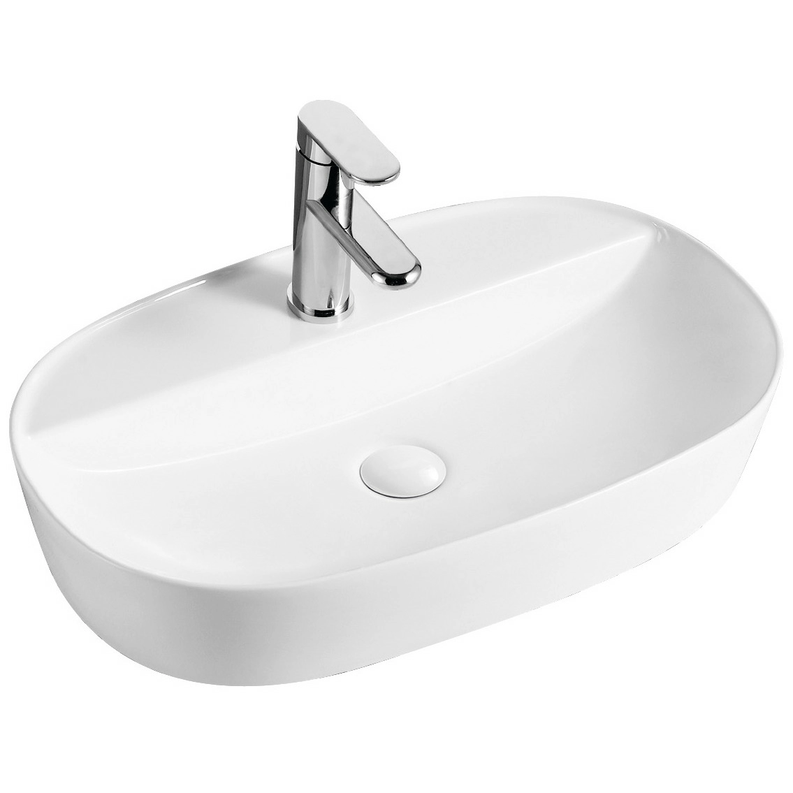 Раковина накладная WeltWasser 61x40, WW ELBACH 2203