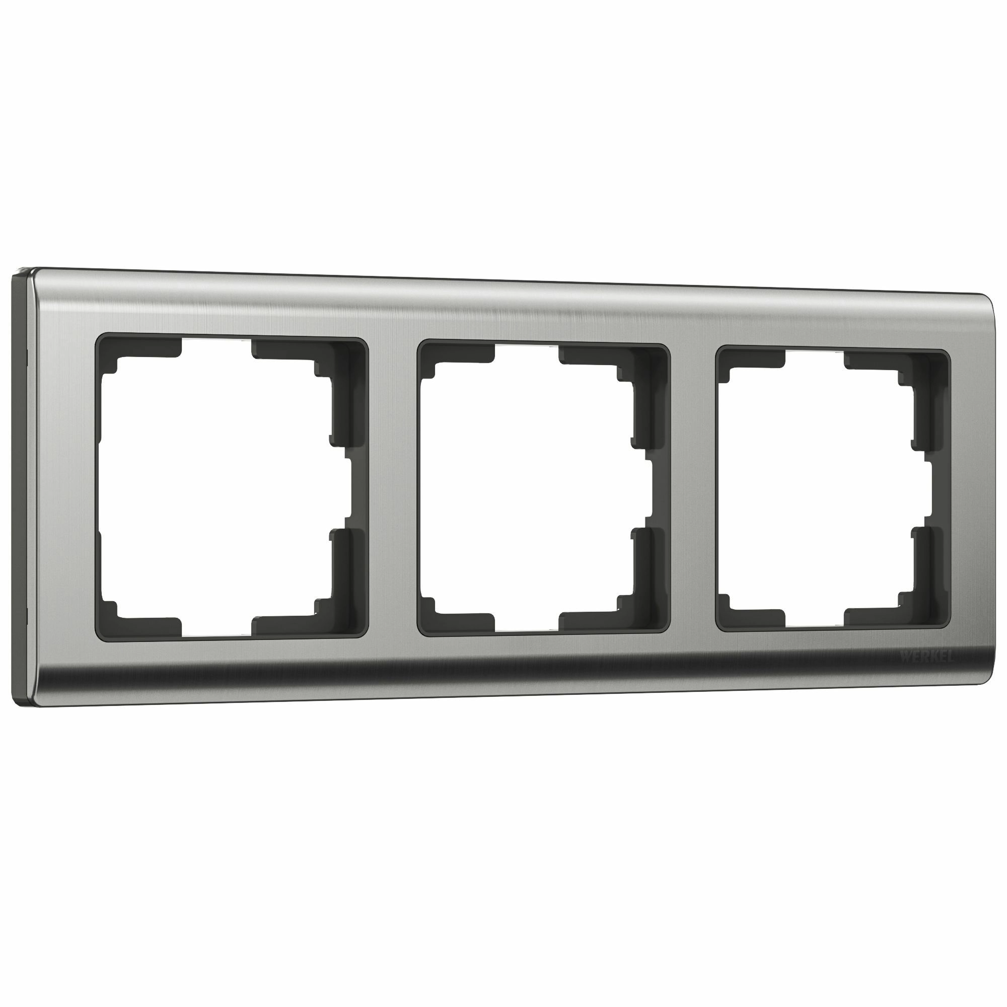 Рамка на 3 поста Werkel Metallic W0031602 (глянцевый никель)