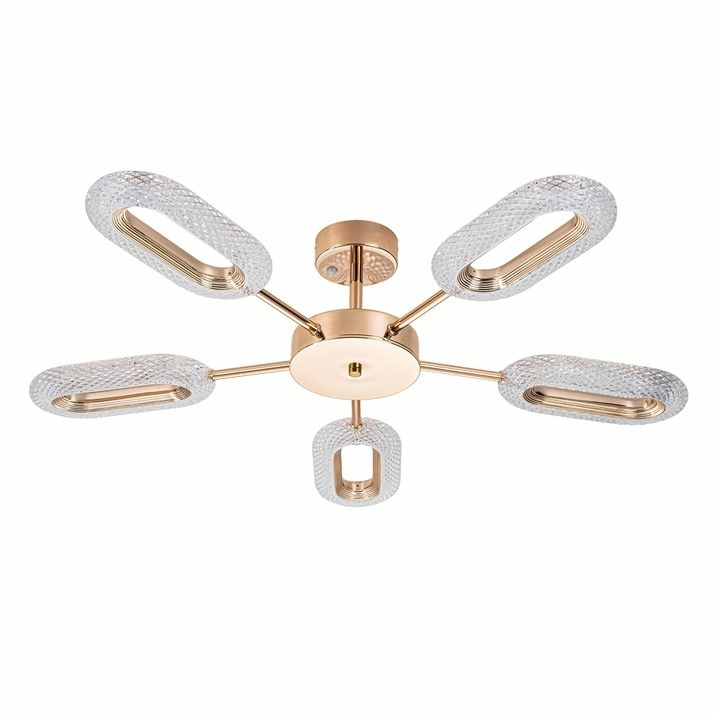 Потолочная люстра Arte Lamp Ovale, A2489PL-5GO
