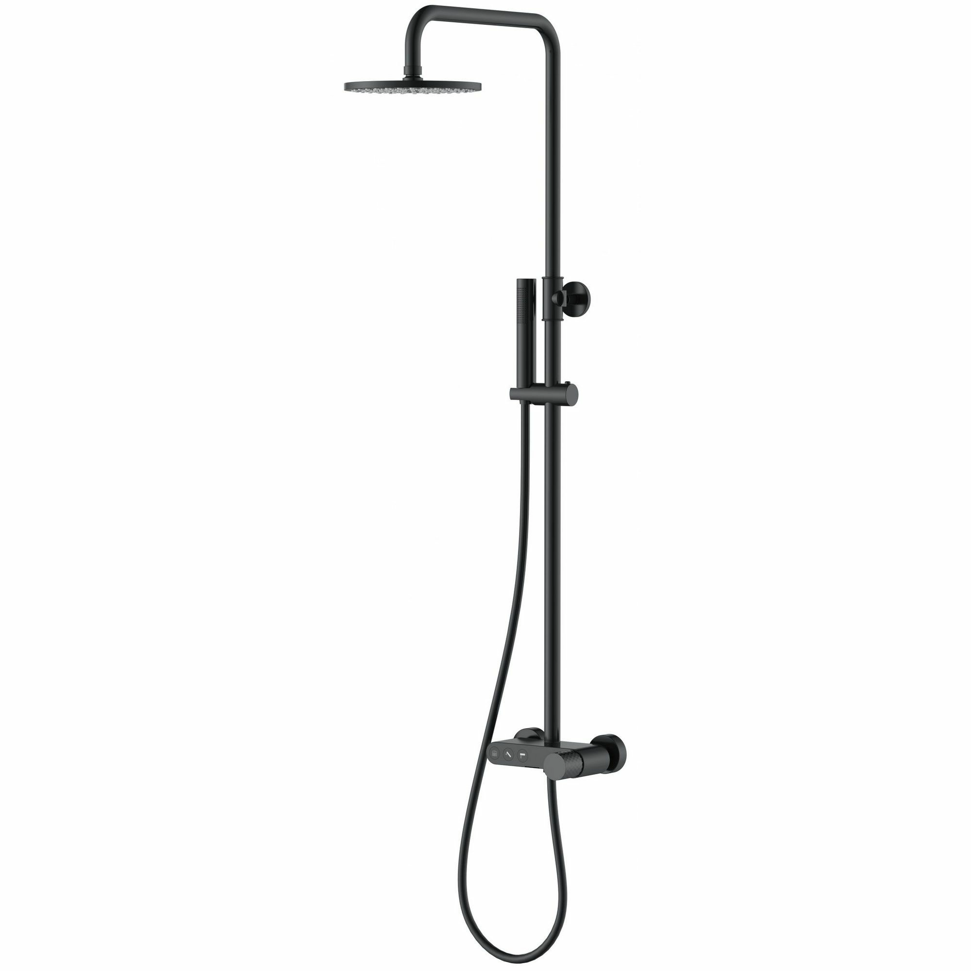 Стойка для душа Boheme Stick Diamond Matt Black, 128-BB
