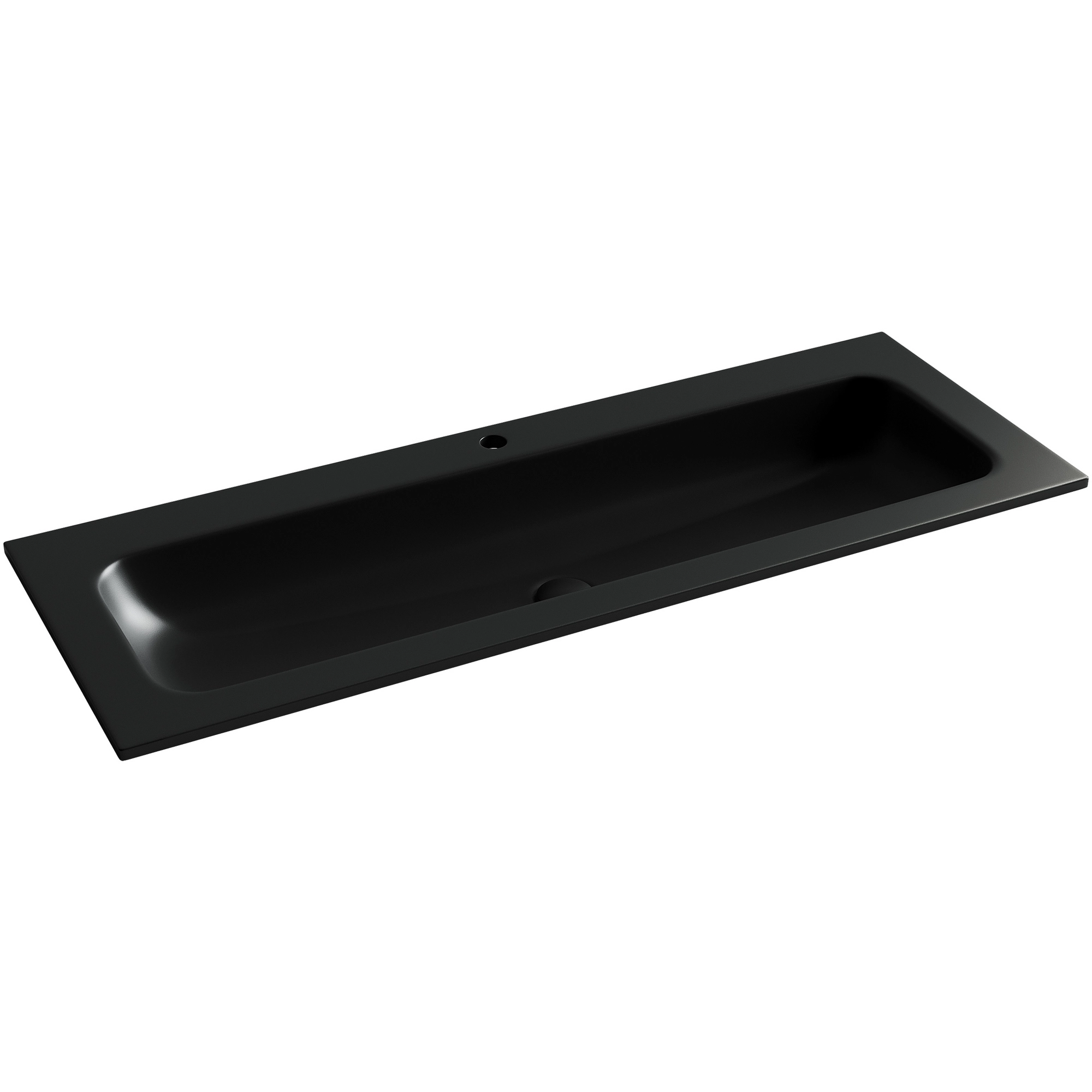 Умывальник накладной прямоугольный CeramicaNova Grace 121x45.7, CN7017MB
