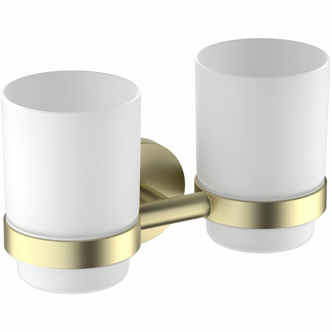 Стакан для зубных щеток двойной Timo Saona Brushed Gold, 13034/17
