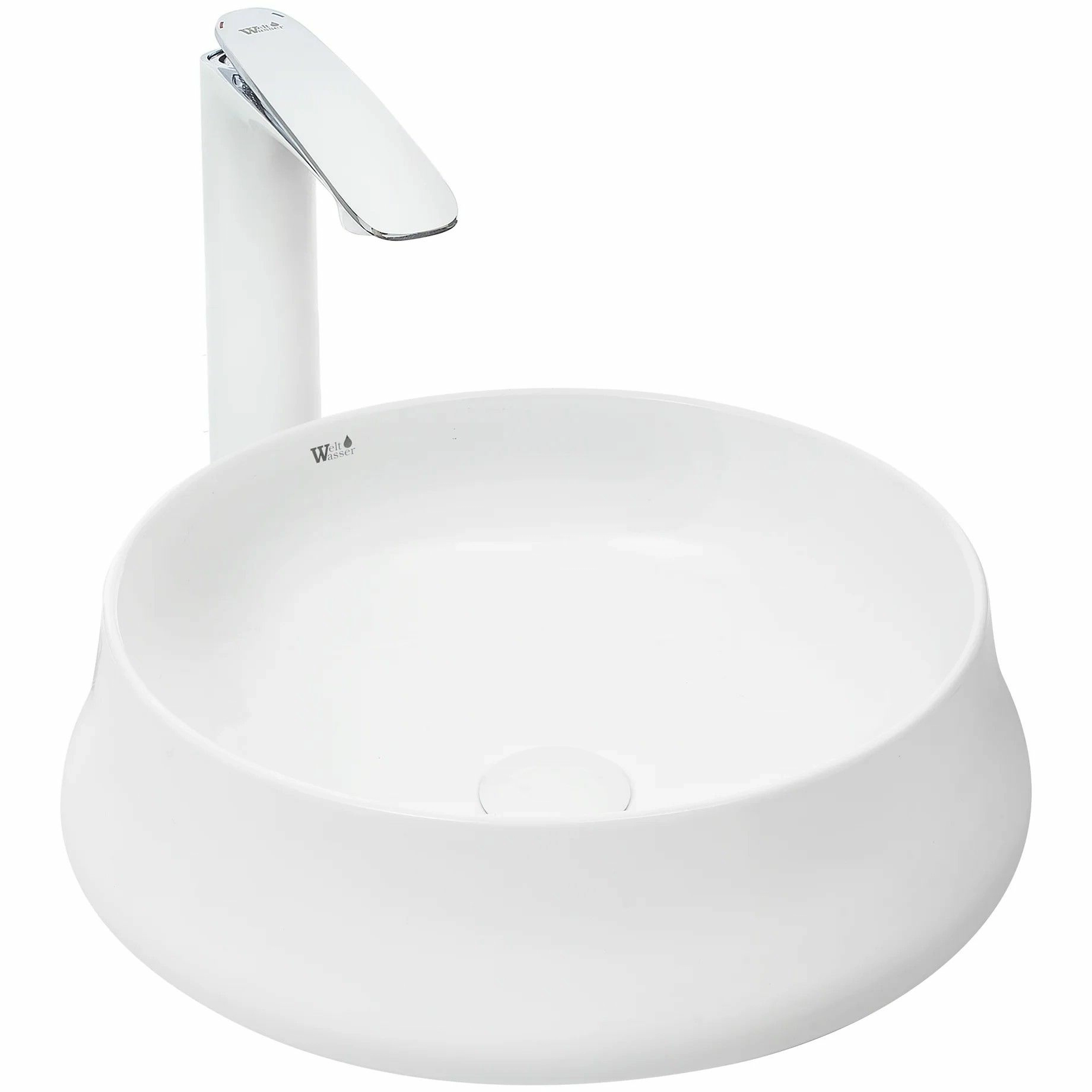 Раковина накладная WeltWasser 44x44, WW ELBACH 3210