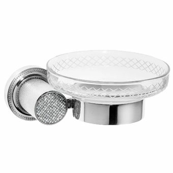 Мыльница настенная Boheme Royale Cristal Chrome, 10923-CR