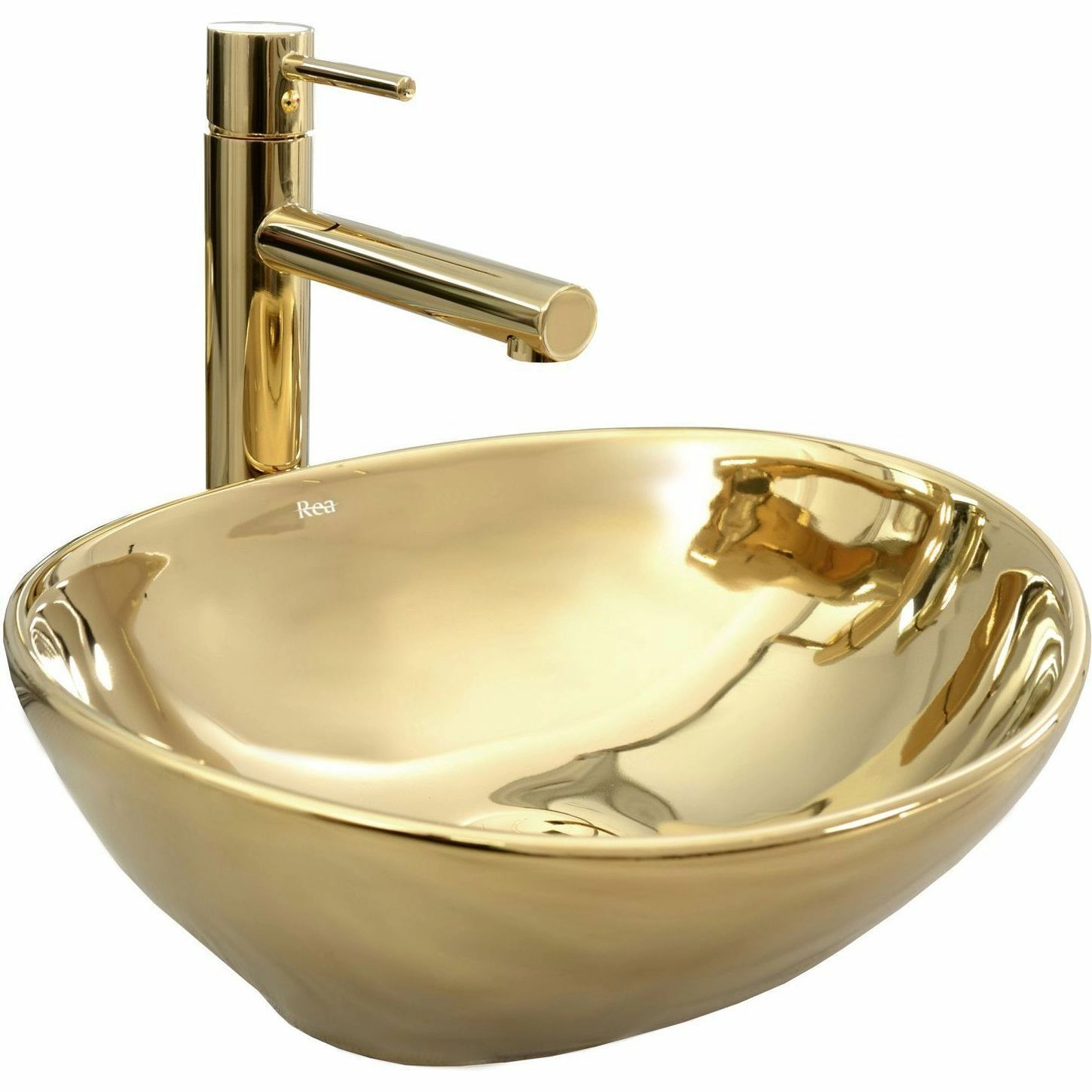 Умывальник Rea Sofia Gold 41x34.5, REA-U9015
