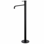 Смеситель для умывальника напольный Boheme Uno Black, 107-B