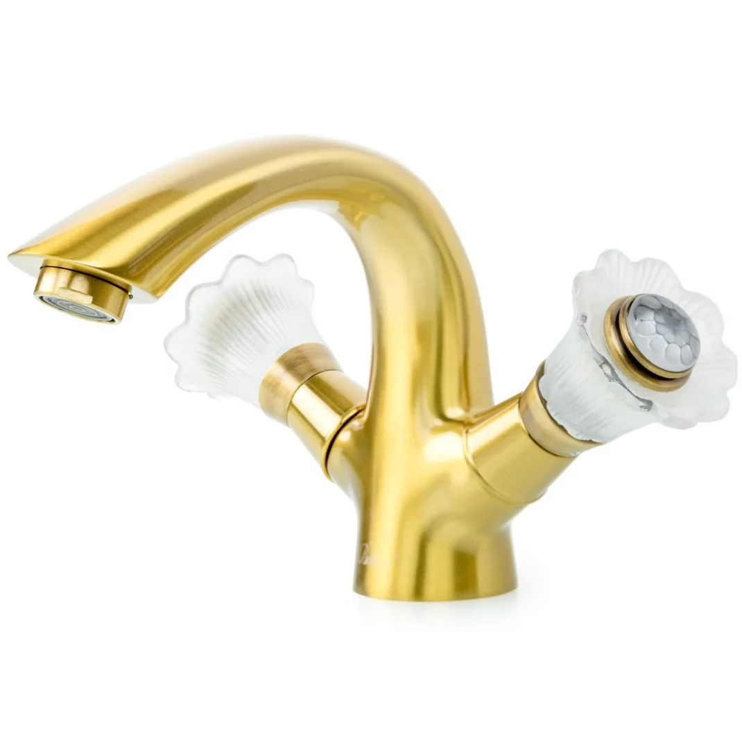 Смеситель для умывальника Boheme Camelia Bronze, 311