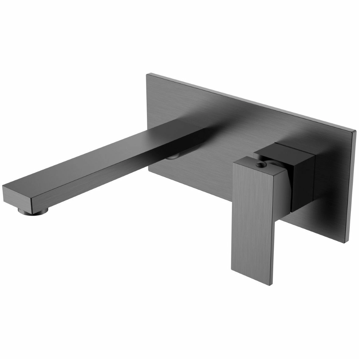 Смеситель для умывальника Boheme Qubic Gun Metall, 475-GM