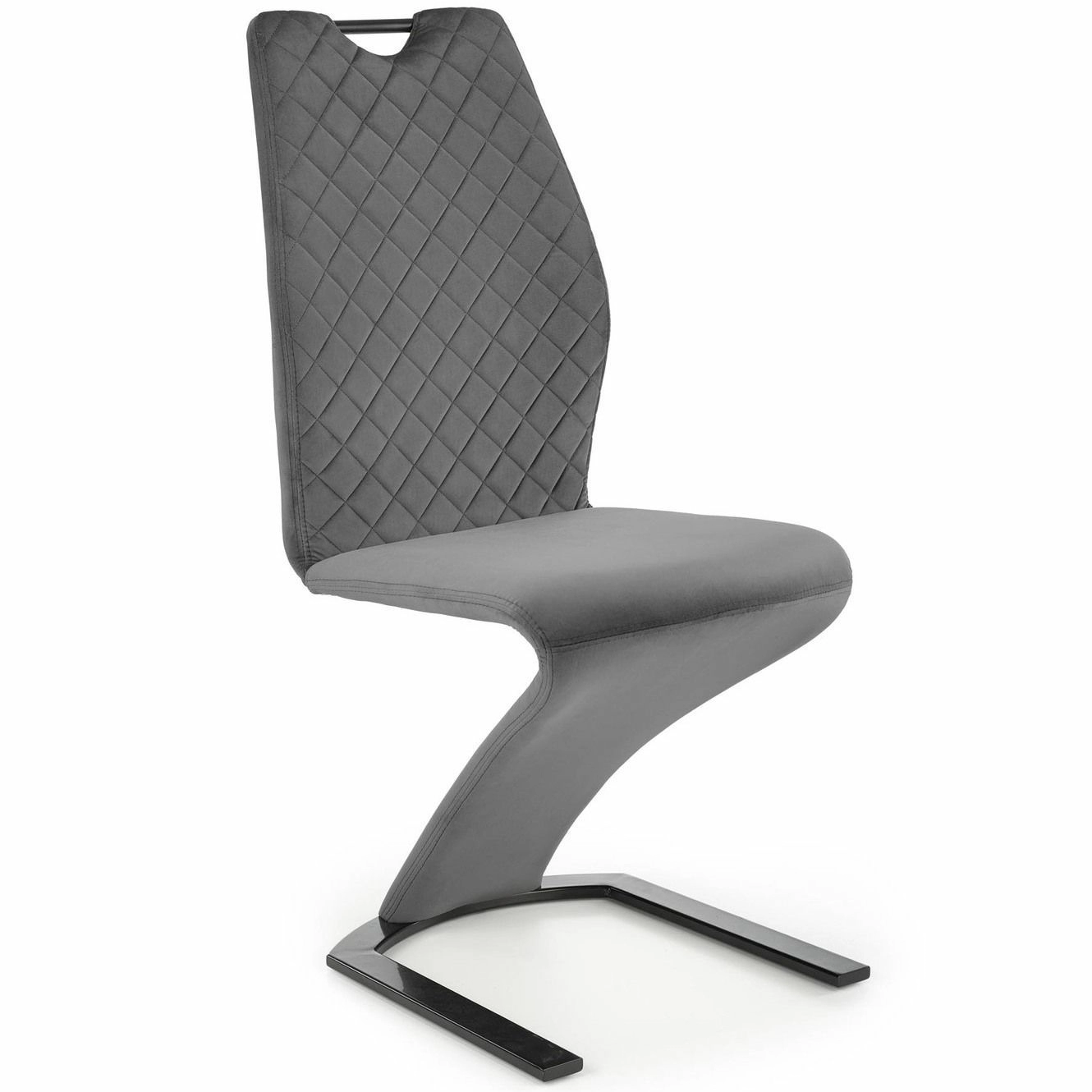 Стул Halmar K442 серый, V-CH-K/442-KR-POPIELATY